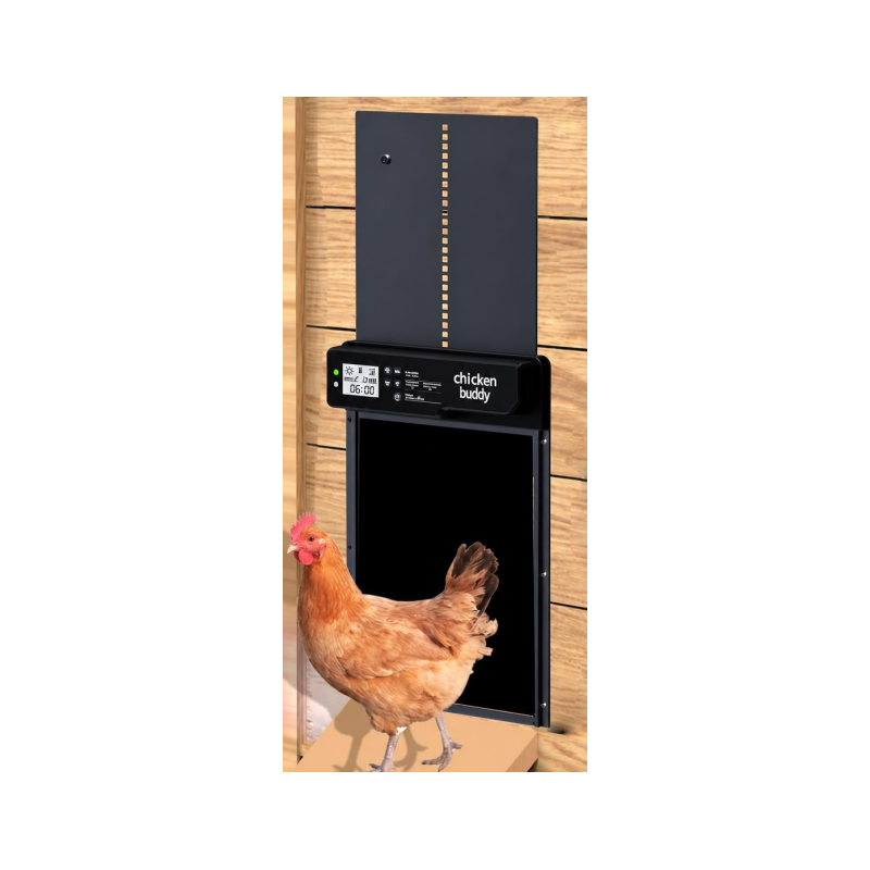 JSM02 Siyah-Güneş Enerjisi Sistemli Yeni Kümes Kapısı